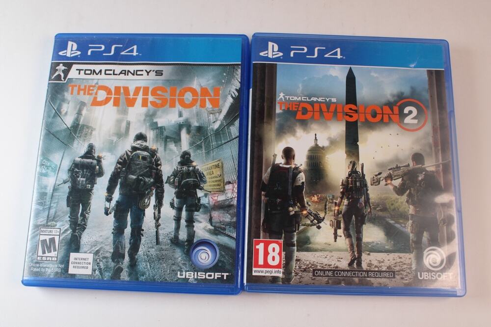 2 game bundle/lot: The Division + The Division 2 (Sony Playstation 4, PS4)